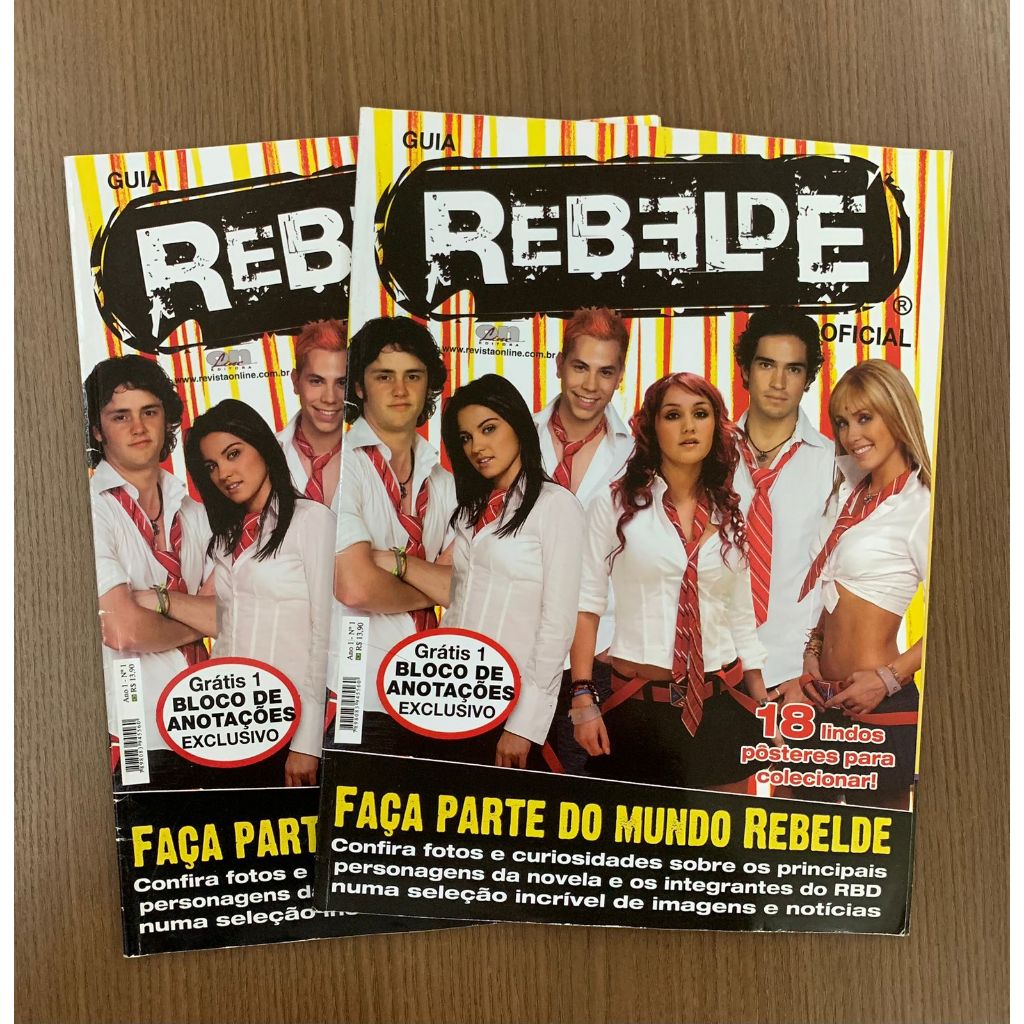 Revista Guia Rebelde Oficial nº 1 - RBD