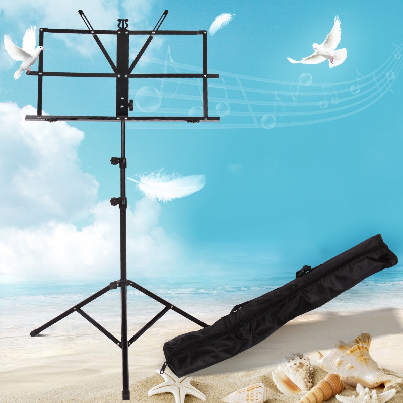 Estante De Partitura Telescópica Dobrável Estante Pedestal P/ Folha Pasta Orquestra - Arpeggio em Oferta na Shopee