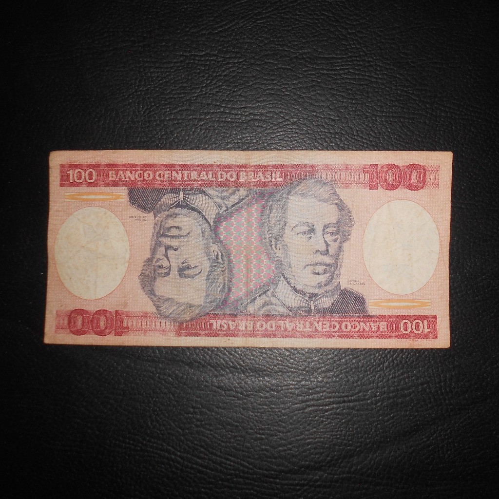 100 cem cruzeiros - duque de caxias - banco central do brasil