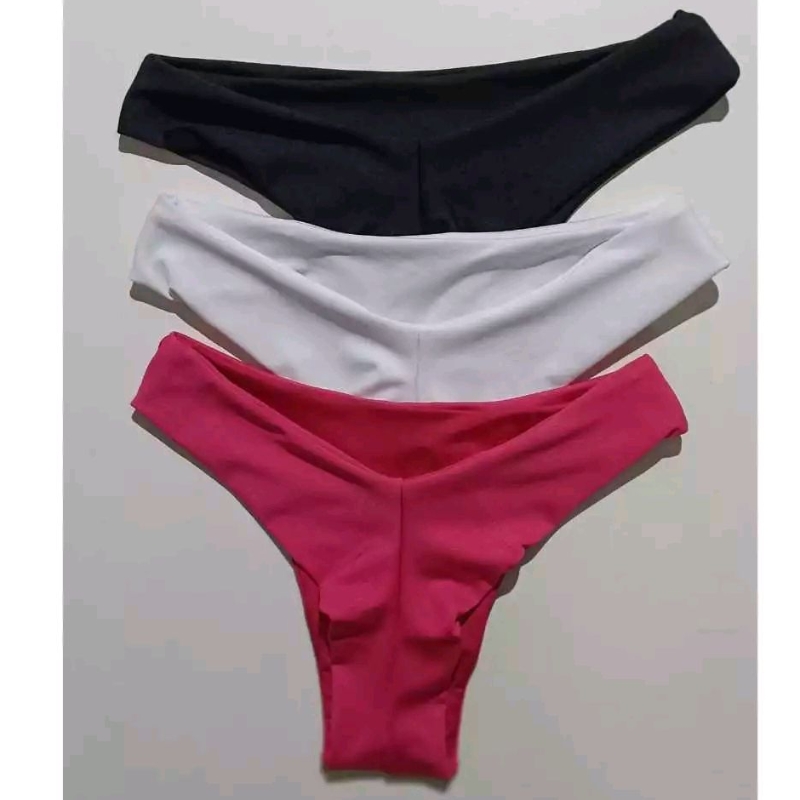 Kit com 3 Calcinhas Empina Bumbum Ray Cipry - Poliamida - Alta Costura e Durabilidade em Oferta na Shopee