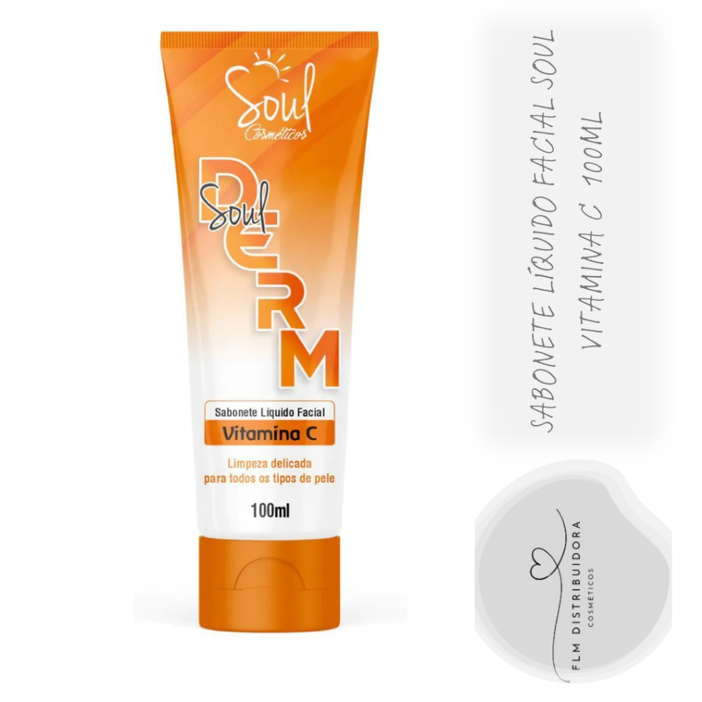 Sabonete Líquido Facial Soul Vitamina C 100ml