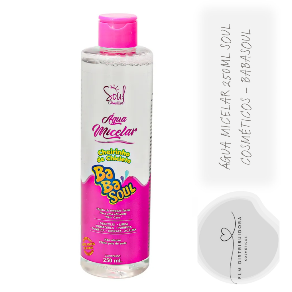 Água Micelar 250ml Soul Cosméticos - Babasoul