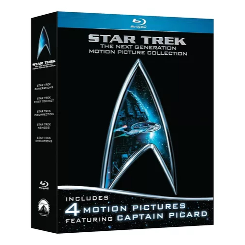 Blu-ray Coleção Star Trek The Next Generation 4 Filmes Lacrado