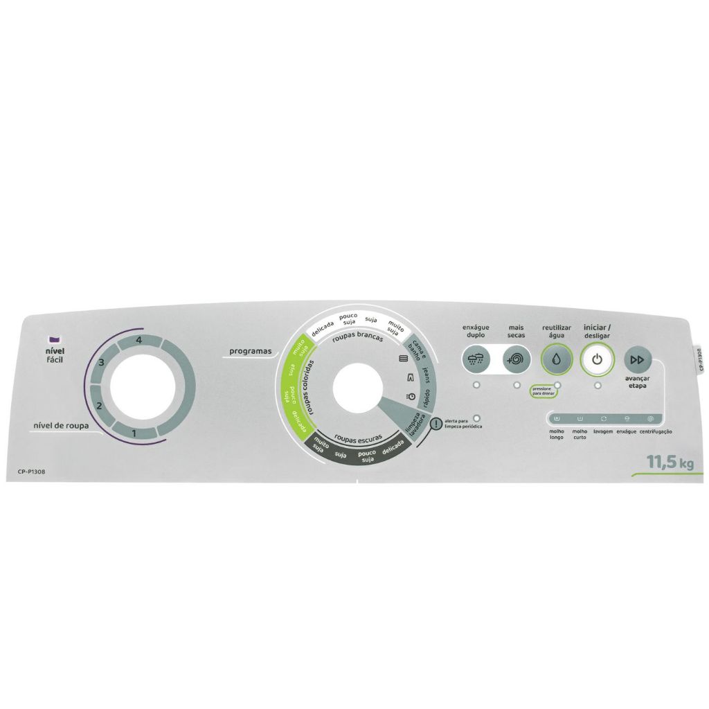 Adesivo Maquina de lavar Lavadora de Roupa Consul Facilite 11,5kg CWK12AB