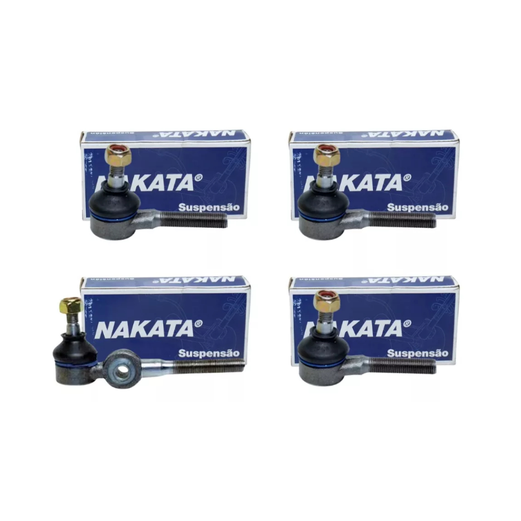 Kit 4 Terminal Direção Fusca 1973 Á 1996 Motor 1500 1600