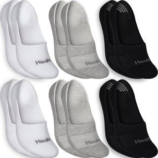 Kit 6 Pares Meias Sapatilha Invisível Hoahi Cano Baixo Curto Algodão Meia Discreta Confortável Silicone Não Escorrega em Oferta na Shopee