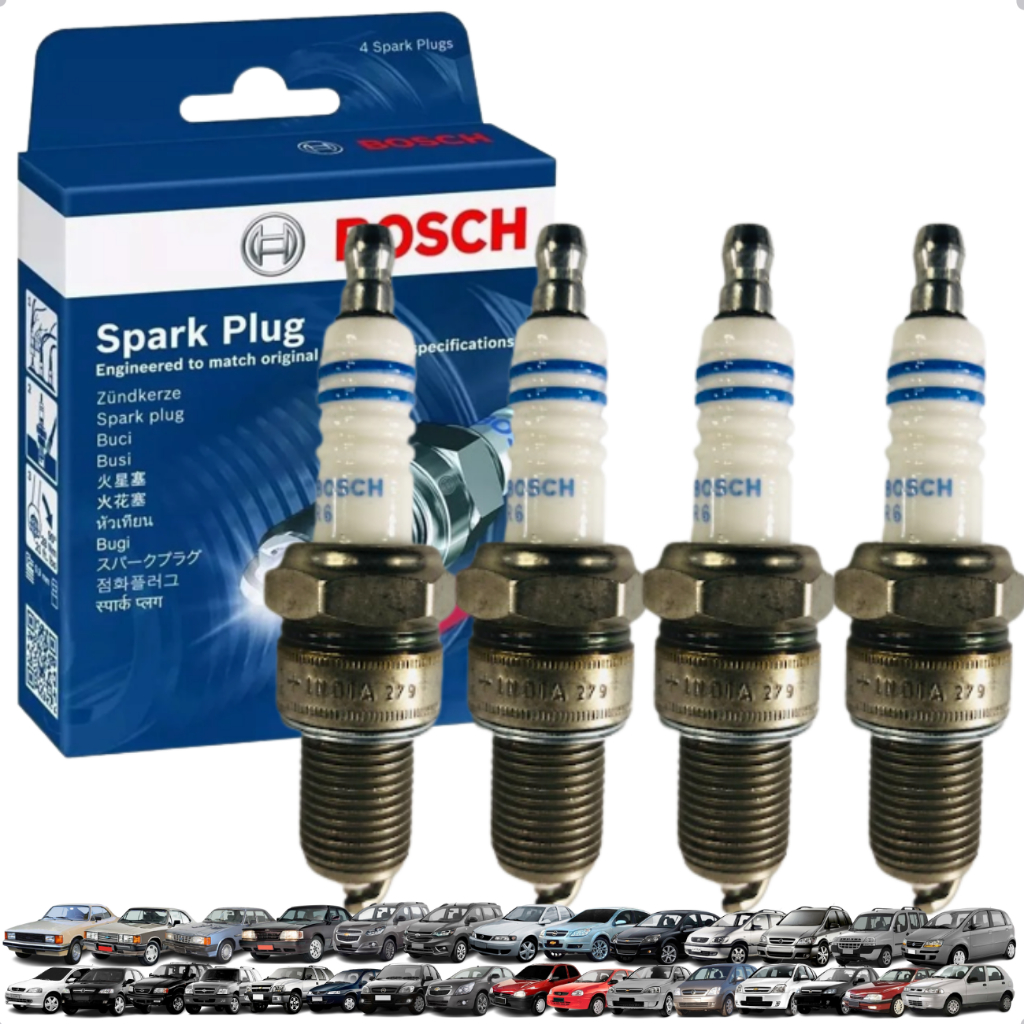 Jogo Velas De Ignição Corsa Astra Montana Vectra Original Bosch em Oferta na Shopee