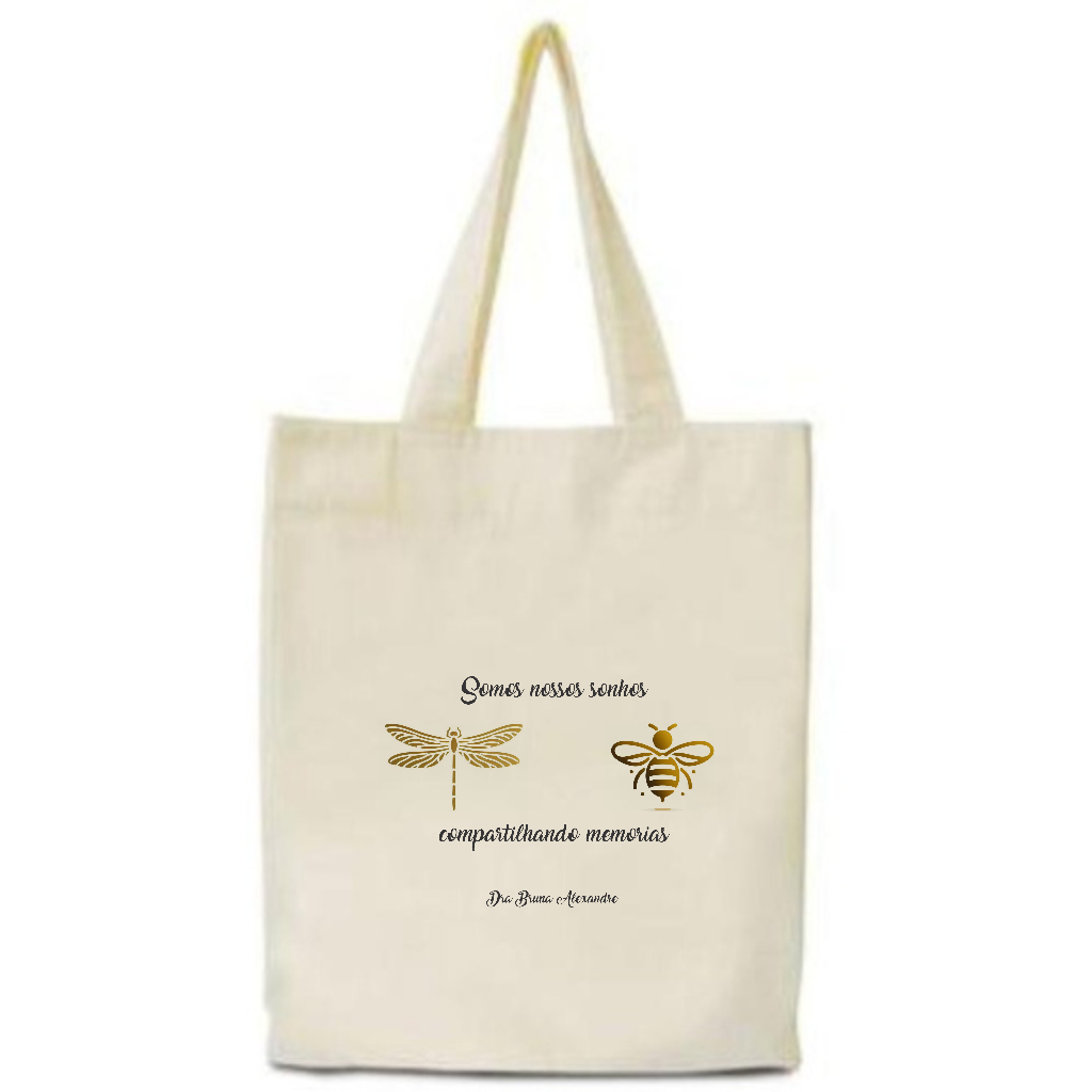 Kit 30 Sacolas Ecobag Algodão 30x40 Transfer 14x20 Personalizada Profissões Formatura