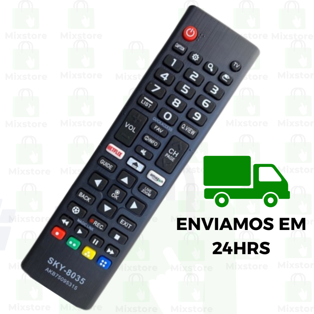 Controle Remoto Para Smart Tv L G 32/43/49/50/55/65-Universal Controle Lg Smart 4k Remoto Netflix Amazon