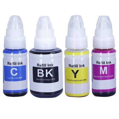 KIT TINTA 4 CORES Para CANON GL190 / G1100/G2010/G3100/G3110/G3111/G3102/G4100/G4102/G4110/G4111. em Oferta na Shopee