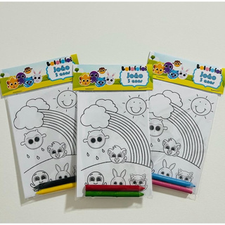 KIT COLORIR PINTAR LEMBRANCINHA PARA SUA FESTA ANIVERSARIO INFANTIL em Oferta na Shopee