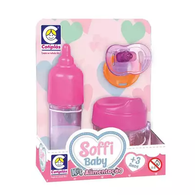 Brinquedo Soffi Baby Alimentação Mamadeira