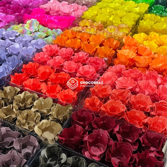 40,120 forminhas para doces finos flor casamento aniversario cores a escolha modelo STYLE//