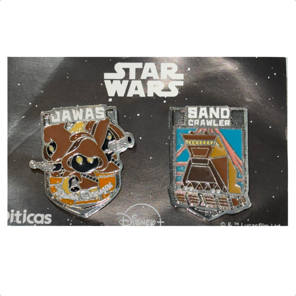 Exploração Galáctica: Kit  2 Pins Button  Star Wars Jawas