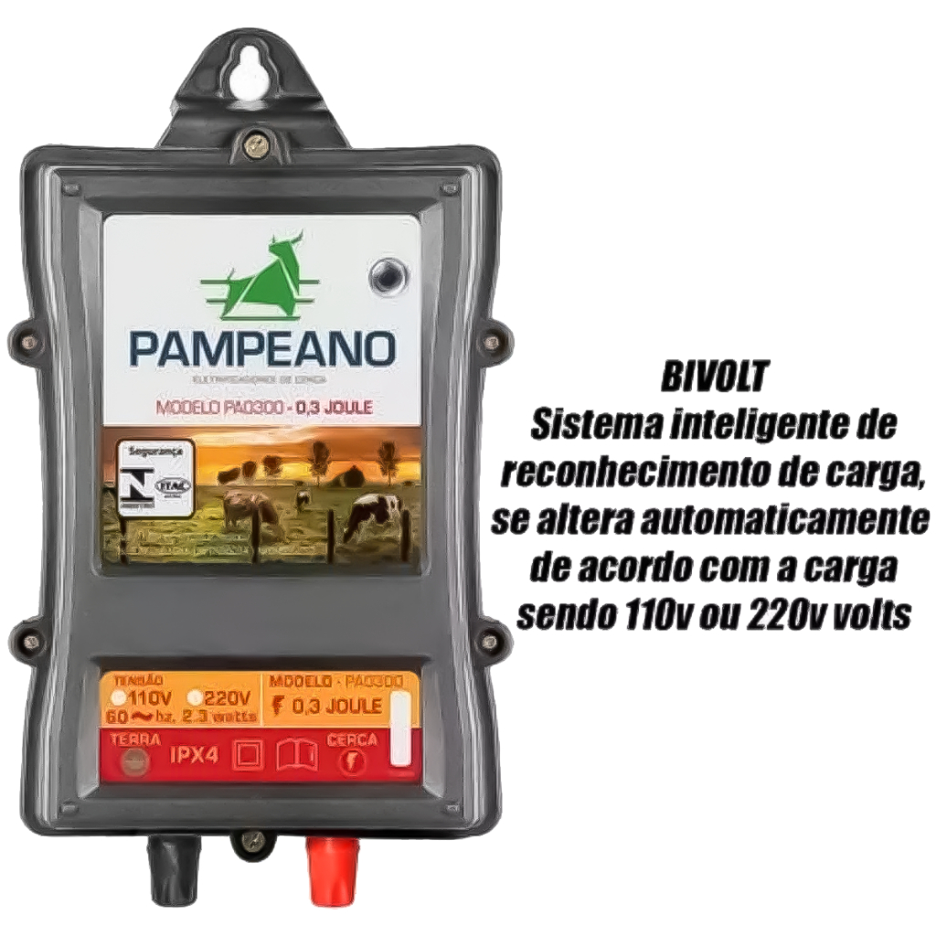 Eletrificador De Cerca Rural Fazenda Aparelho De Choque 45km Sentinela Bivolt Anti Animais Na Cerca · foto 2
