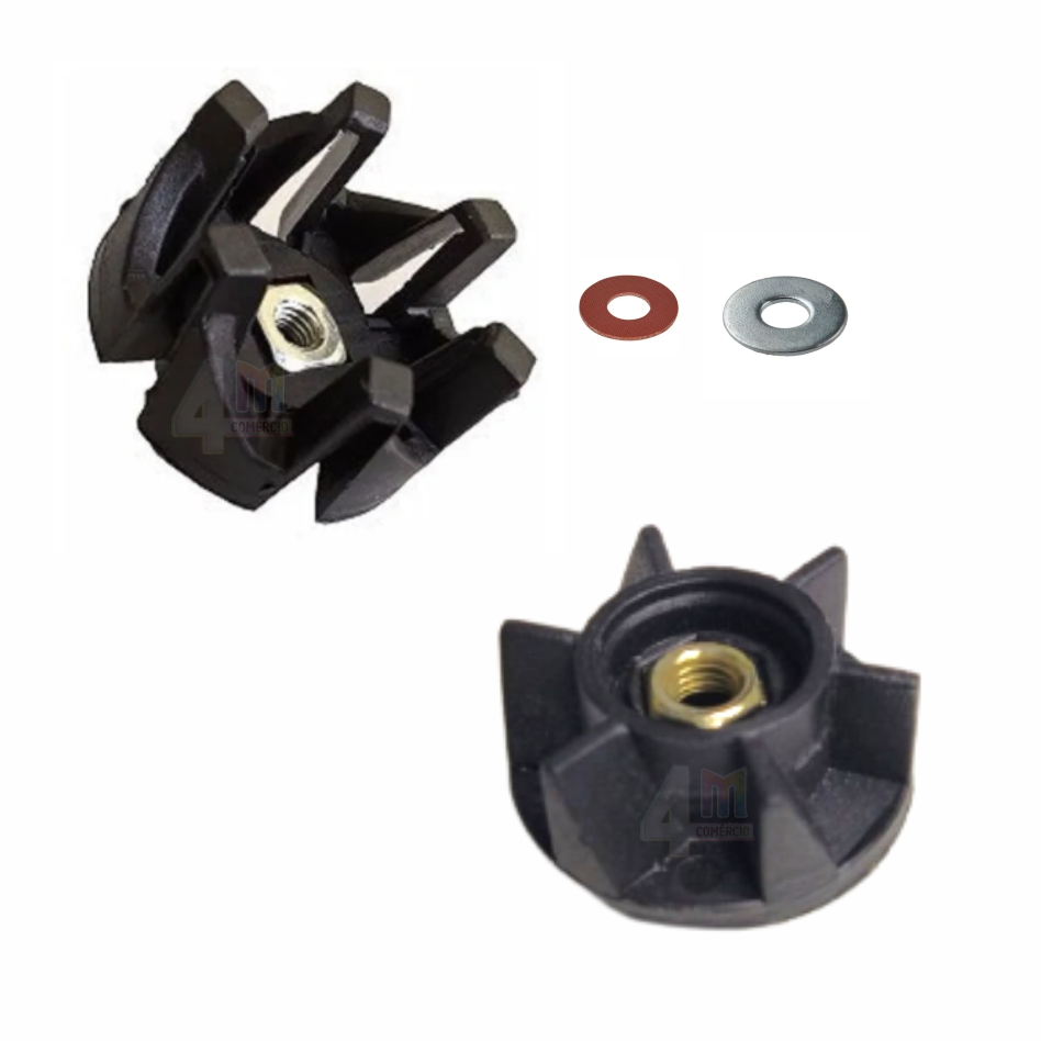 Kit Arraste Motor E Copo Compatível Semp 1200w Li 6019