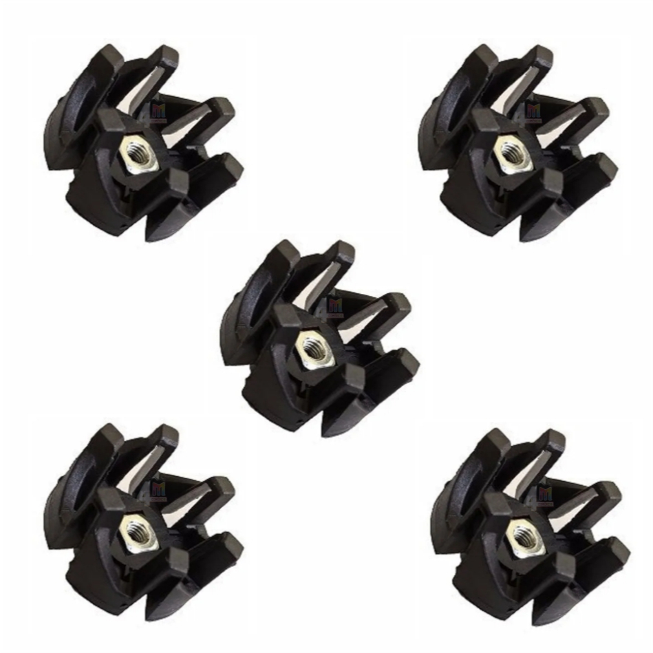5 Arrastes Copo Compatível Liquidificador - Modelo Universal