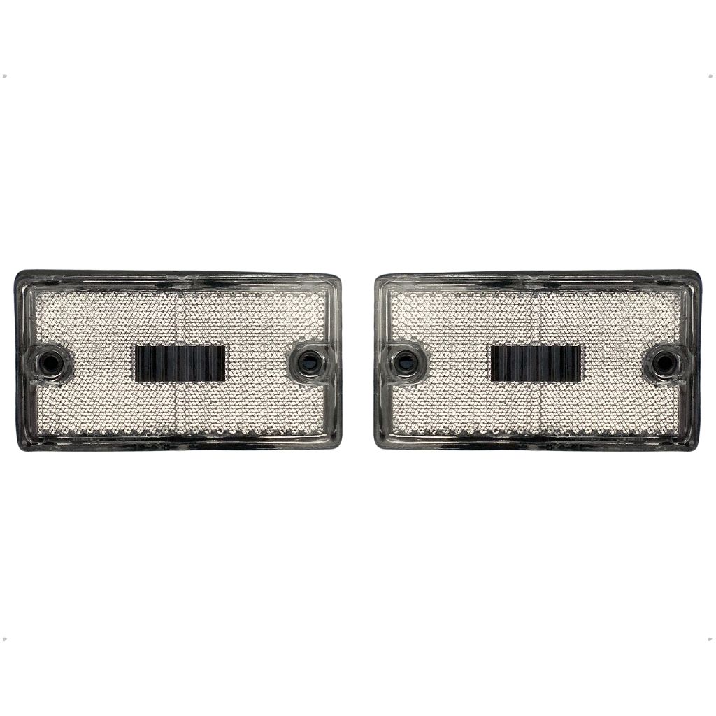 02 Lanterna Coluna Lateral Iluminação Seta Pisca Cristal Vw 7100 8150 13190 26300 31310 17220 18310