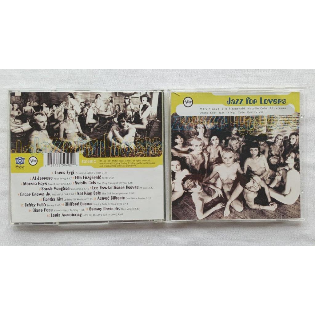 CD: Jazz For Lovers - Laura Fygi; Al Jarreau; Ella Fitzgerald; Marvin Gaye; Natalie Cole | Alemanha