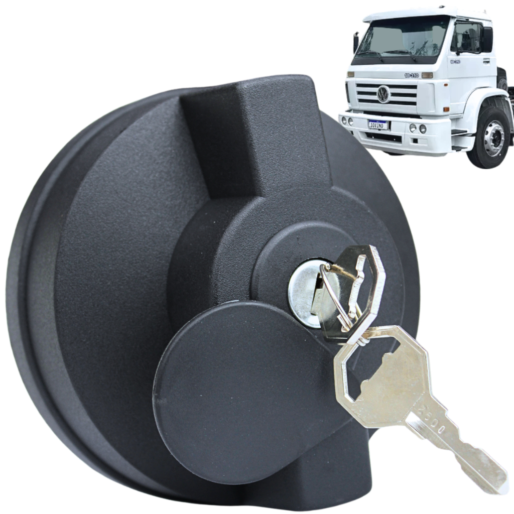 Tampa do Tanque de Plástico com Chave e Rosca Externa - MIW | Piqueri Autopeças