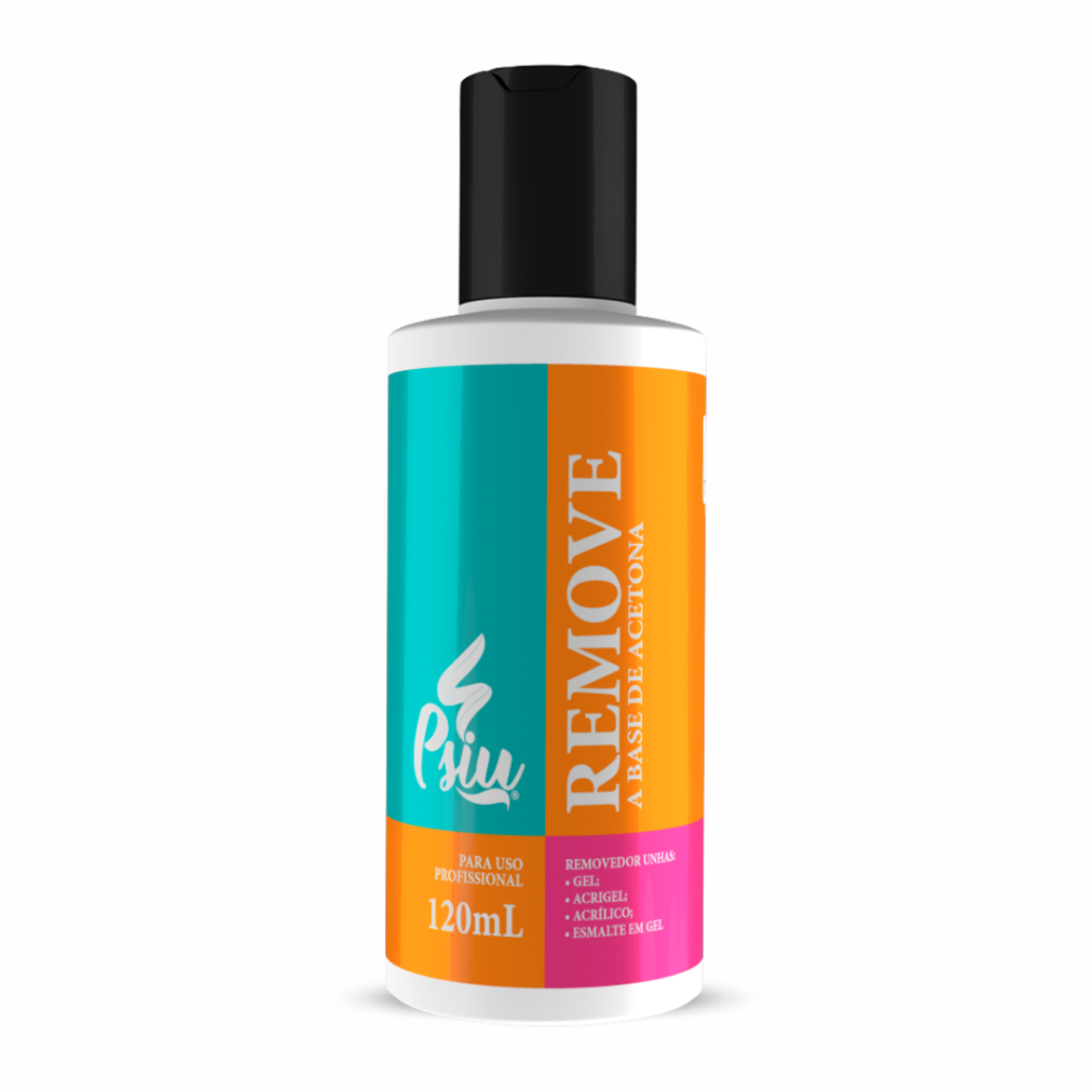 Psiu Remove  unha Gel Acrigel Acrílico E Esmalte Em Gel 120 Ml