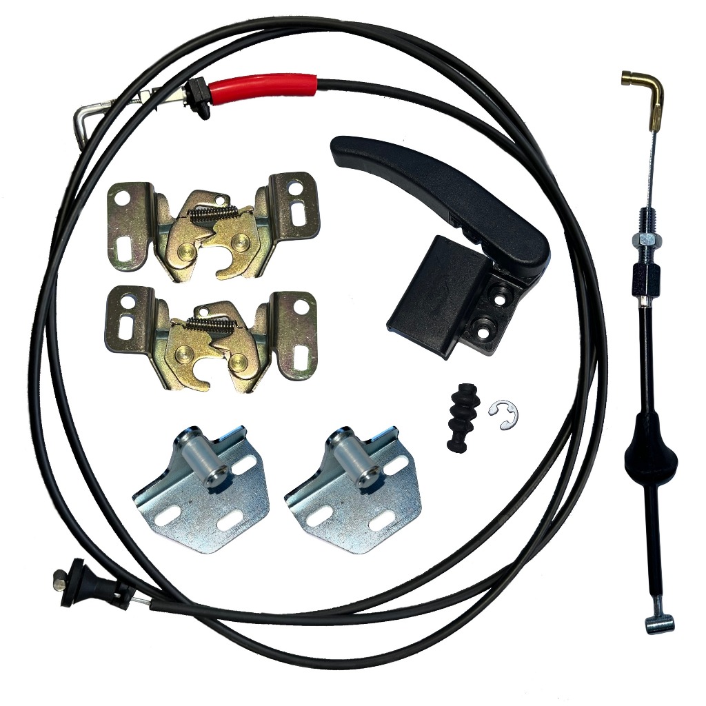 Kit Fechadura E Cabo Do Capô Vw Constellation 15180 24250 Completo