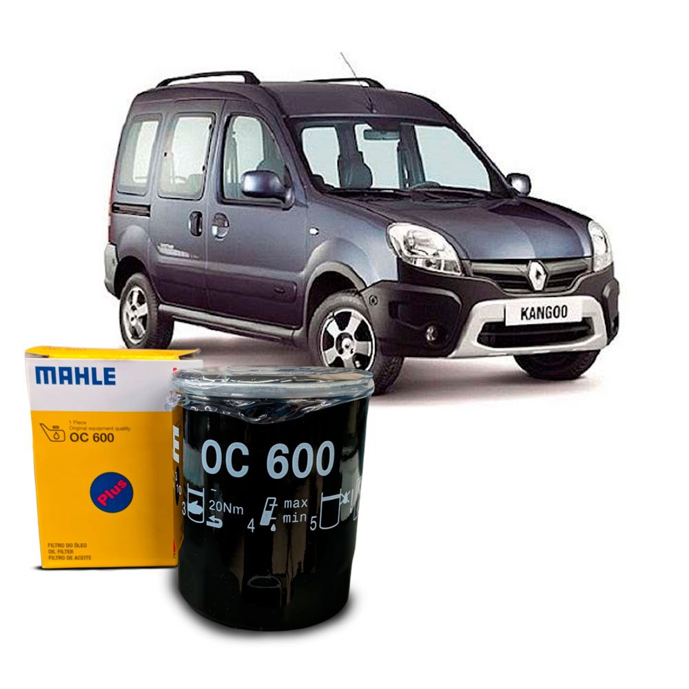 Filtro de Oleo OC 600 Mahle Renault Kangoo 1.0 2002 a 2007