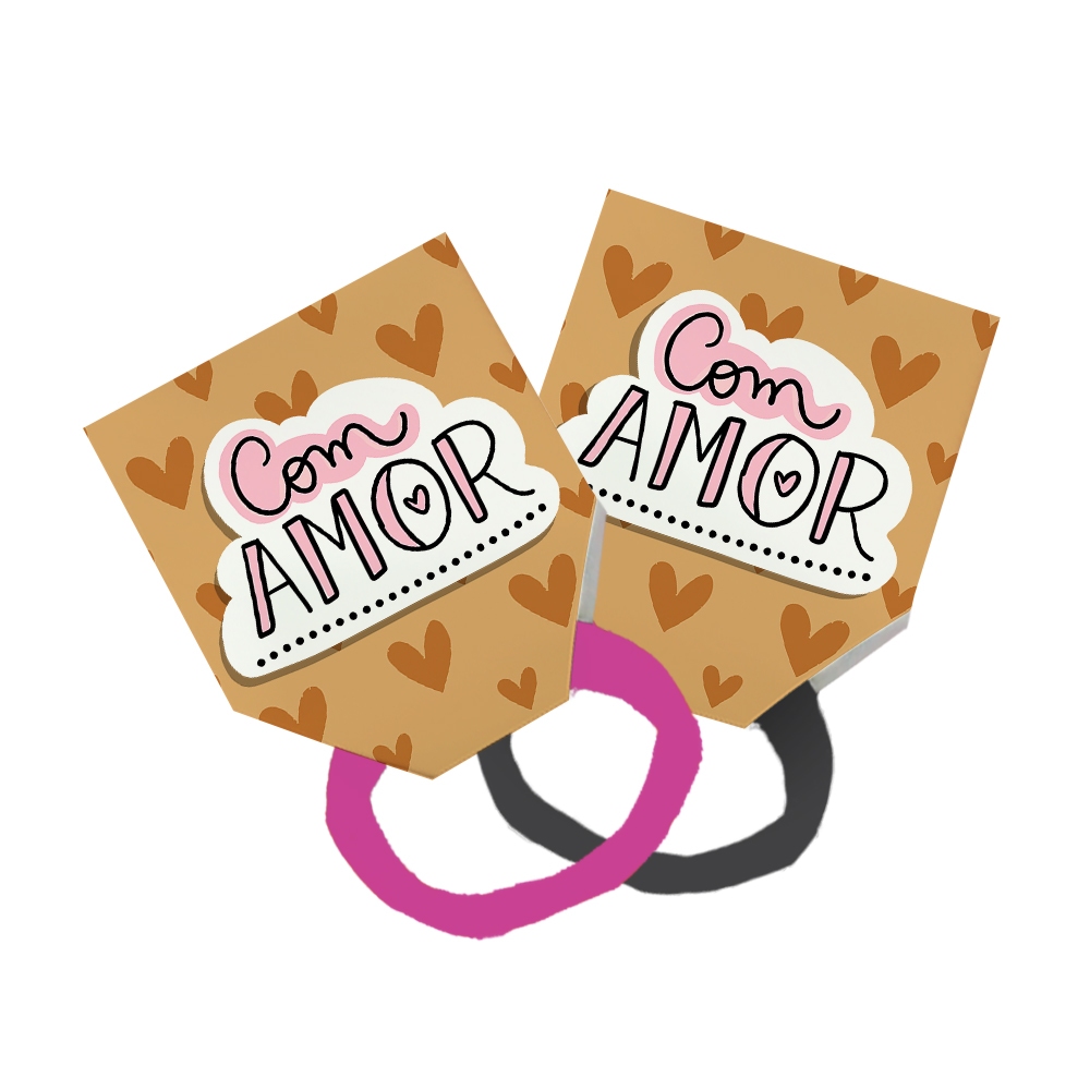 56 Xuxinha Rabicó Amarrador Tag Lembrancinha Frase Com Amor Fundo Marrom Corações