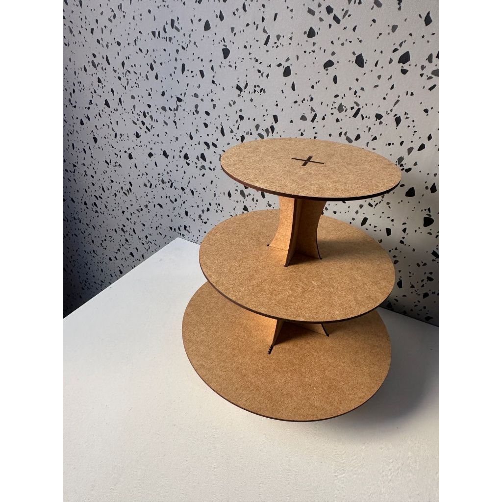 Suporte para Balas e Doces em MDF 3mm 3 andares — imagem 2 de 2