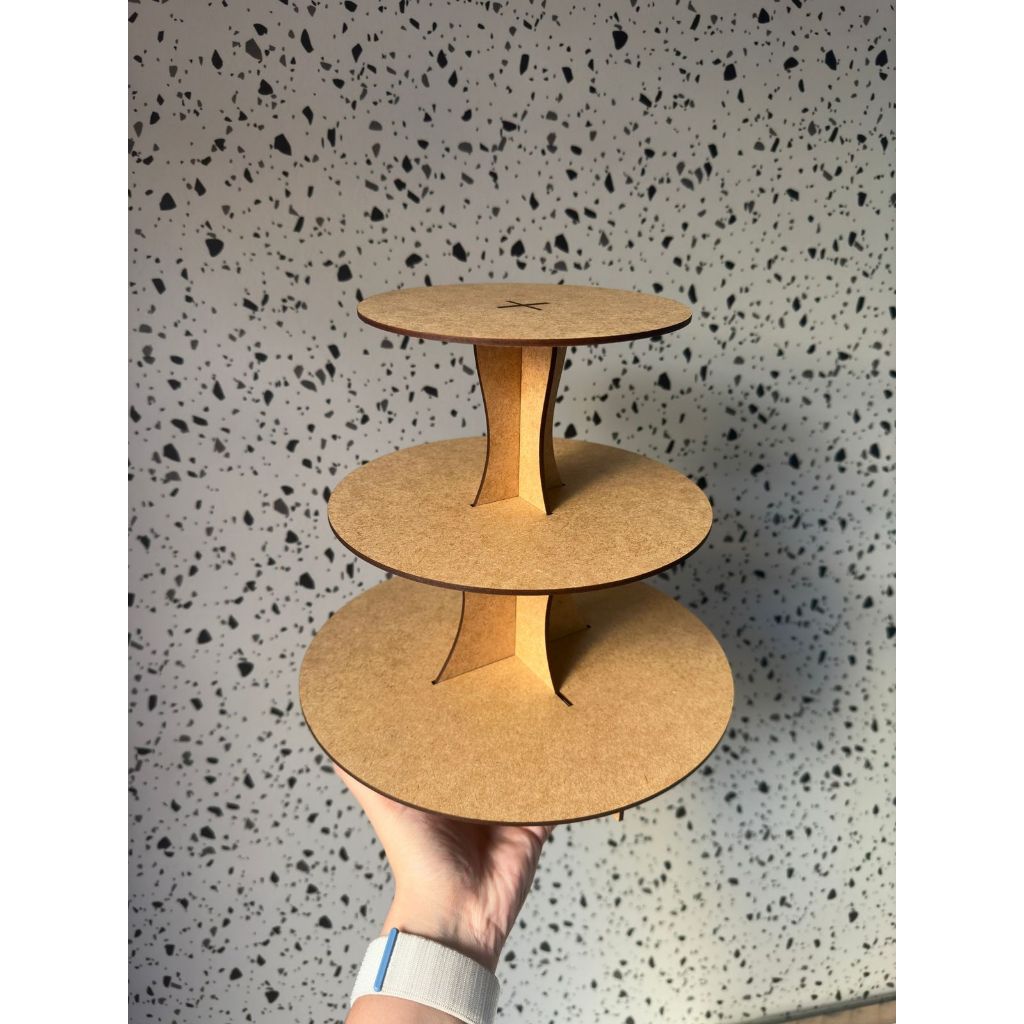 Suporte para Balas e Doces em MDF 3mm 3 andares