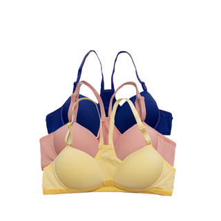 Kit 3 Sutiã Com Bojo Nadador Camiseta Infantil Menina Moça em Oferta na Shopee