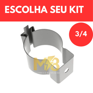 ABRAÇADEIRAS COM CUNHA 3/4 POLEGADA PARA ELETRODUTO GALVANIZADO CONDUÍTE em Oferta na Shopee