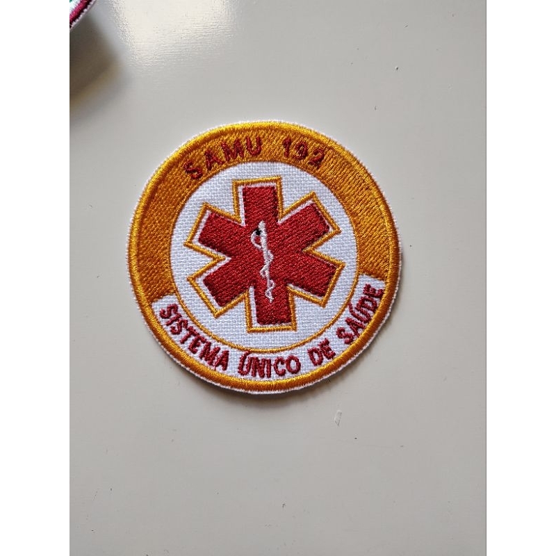 PATCH BORDADO TERMOCOLANTE-SAMU 192