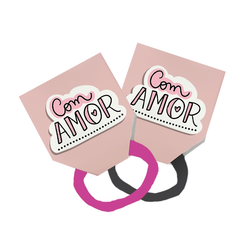 56 Xuxinha Rabicó Amarrador Tag Lembrancinha Frase Com Amor Fundo Rosa Bebê Liso