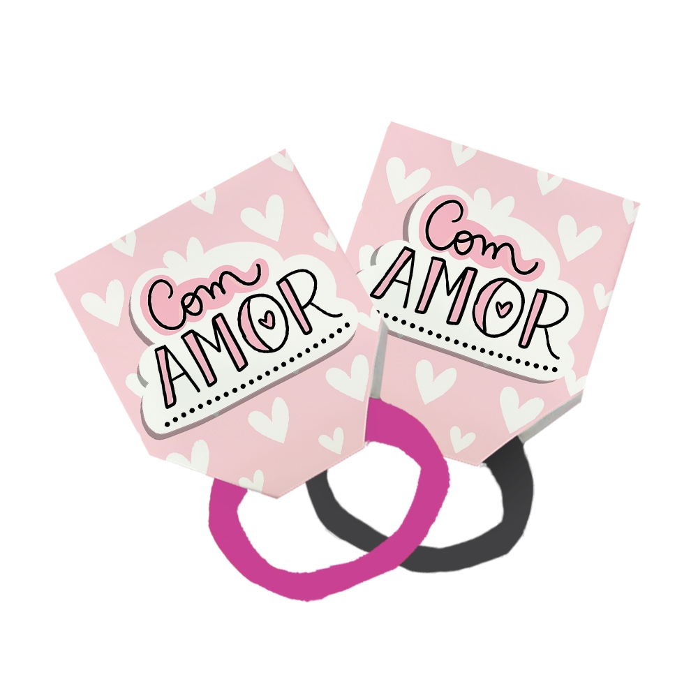 56 Xuxinha Rabicó Amarrador Tag Lembrancinha Frase Com Amor Fundo Rosa Bebê Corações Branco