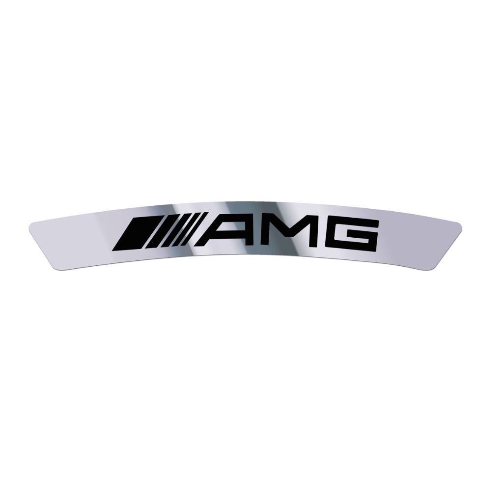 Kit 4 Emblema Roda Amg Mercedes Benz Alta Qualidade