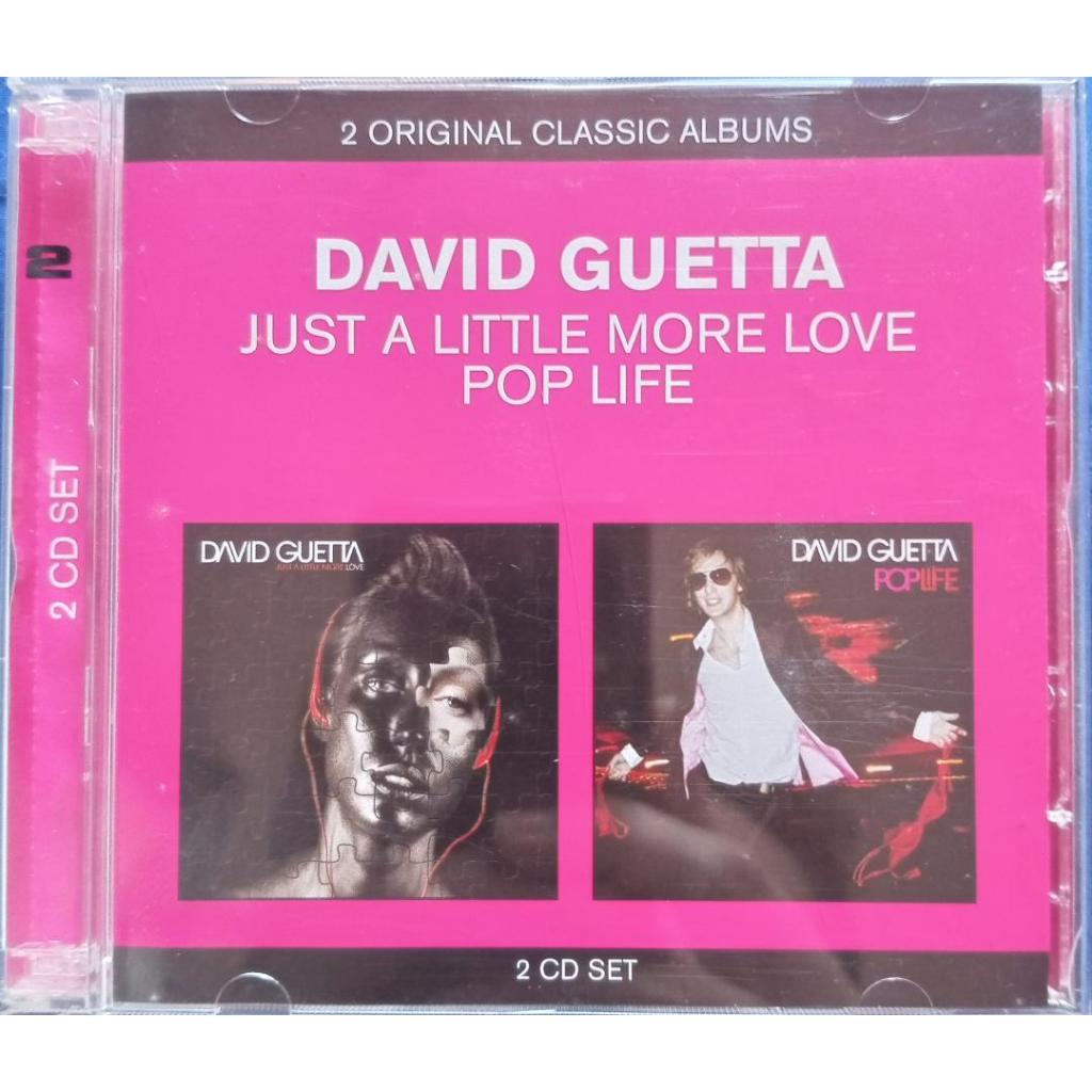 CD DUPLO David Guetta Just A Little More Love / Pop Life/Distortion/Give Me Something (Deep In My Heart)