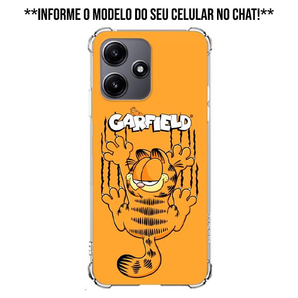 Capa Case  Personalizada Desenho Garfield Gato Preguiçoso Lasanha Jon Odie Filme