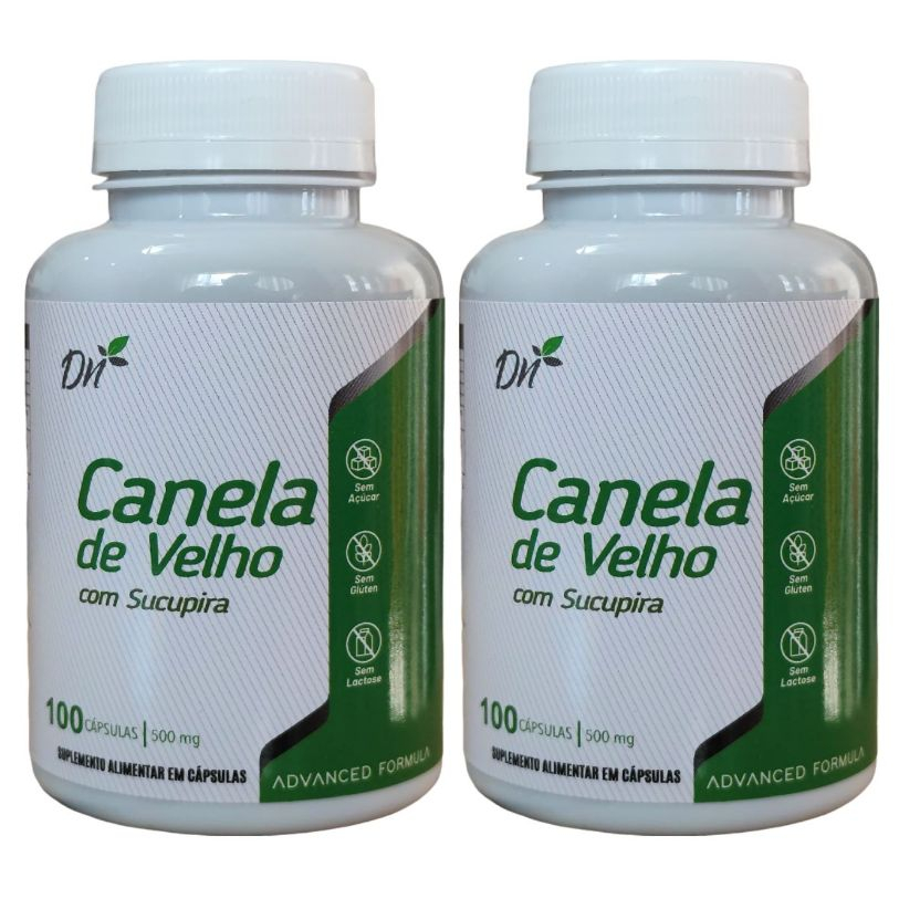 Kit 2 Canela De Velho Com Sucupira 500mg Denature  100 capsulas