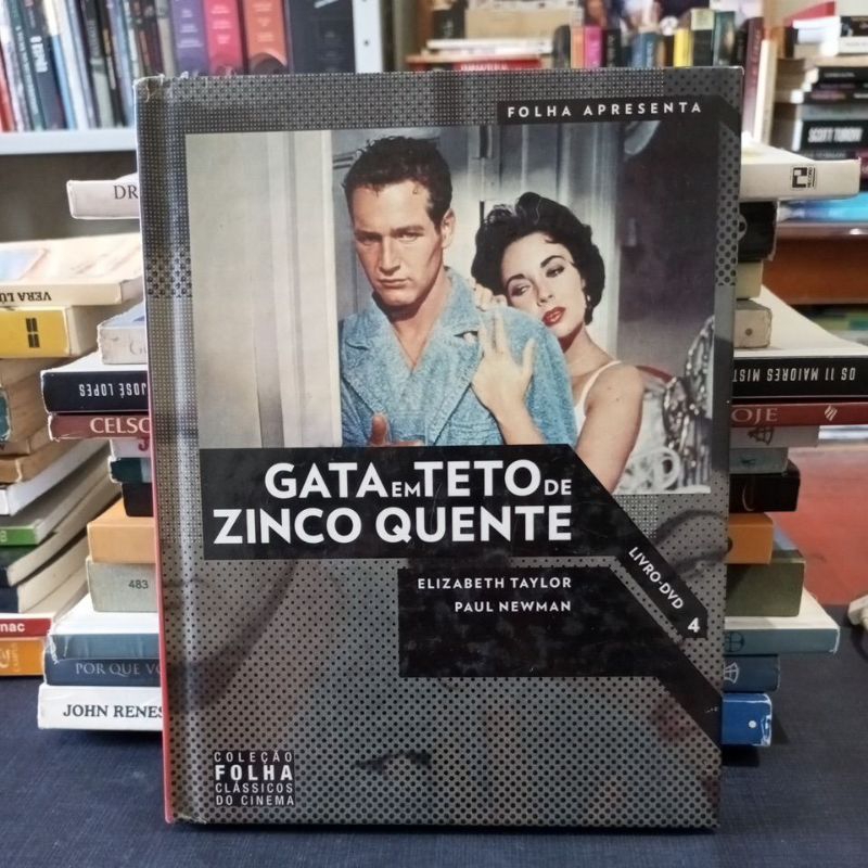 Livro Gata em Teto de Zinco Quente - Coleção Folha Clássico do Cinema Com DVD