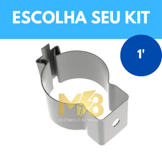 ABRAÇADEIRAS COM CUNHA 1' POLEGADA PARA ELETRODUTO GALVANIZADO CONDUÍTE em Oferta na Shopee
