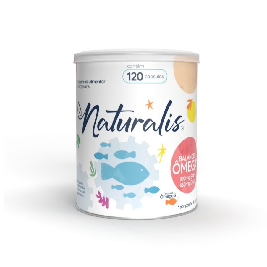 Balanced Ômega 3 Naturalis EPA DHA 120 Cápsulas