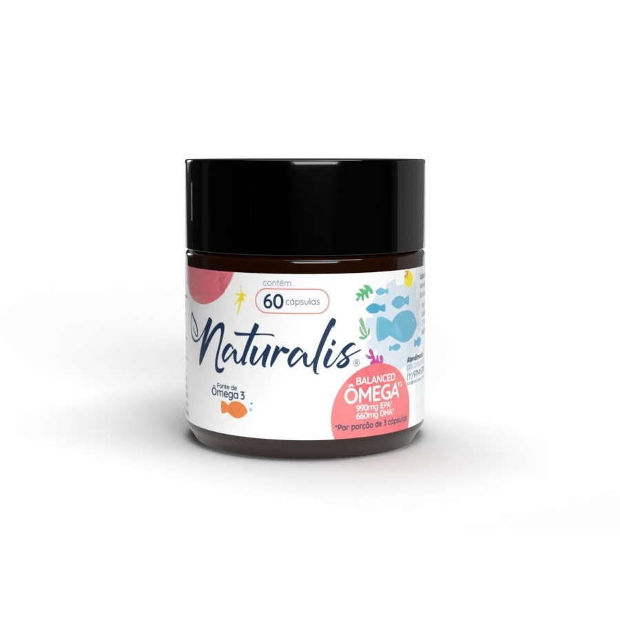 Balanced Ômega 3 Naturalis EPA DHA 60 Cápsulas