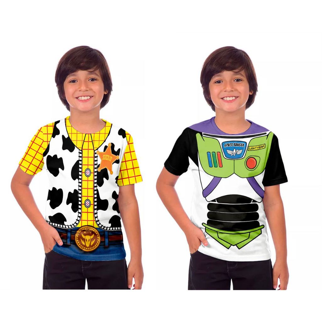 2 Camisa Infantil cosplay masculina 1 a 10 anos em Oferta na Shopee