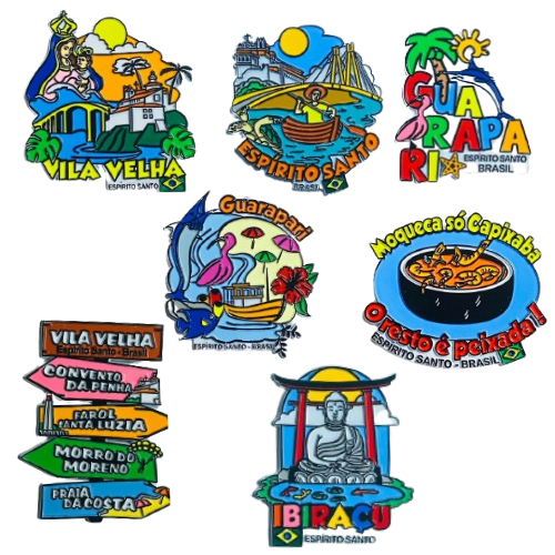 Ímãs de Geladeira Emborrachados Espirito Santo