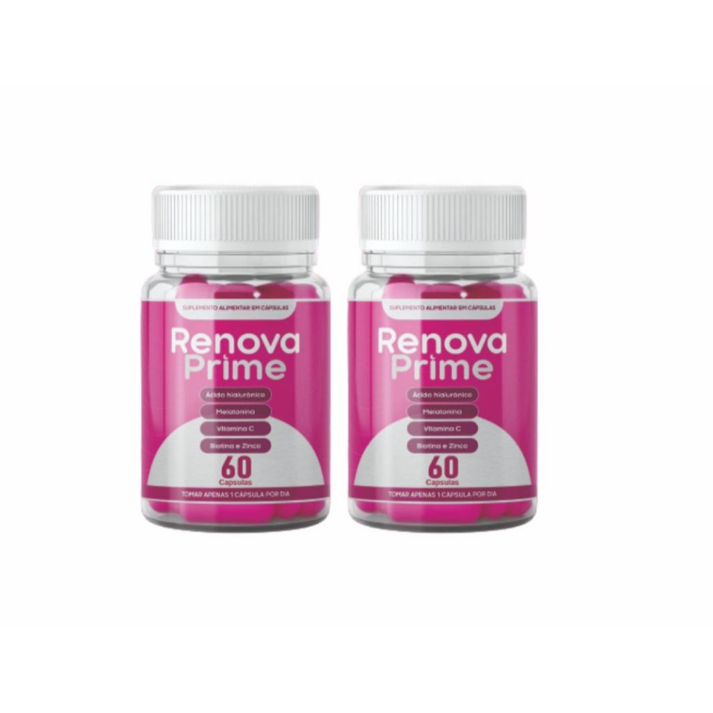 Kit 2 Renova prime 120 Capsulas Original, Renova primeCápsulas é um suplemento alimentar natural.