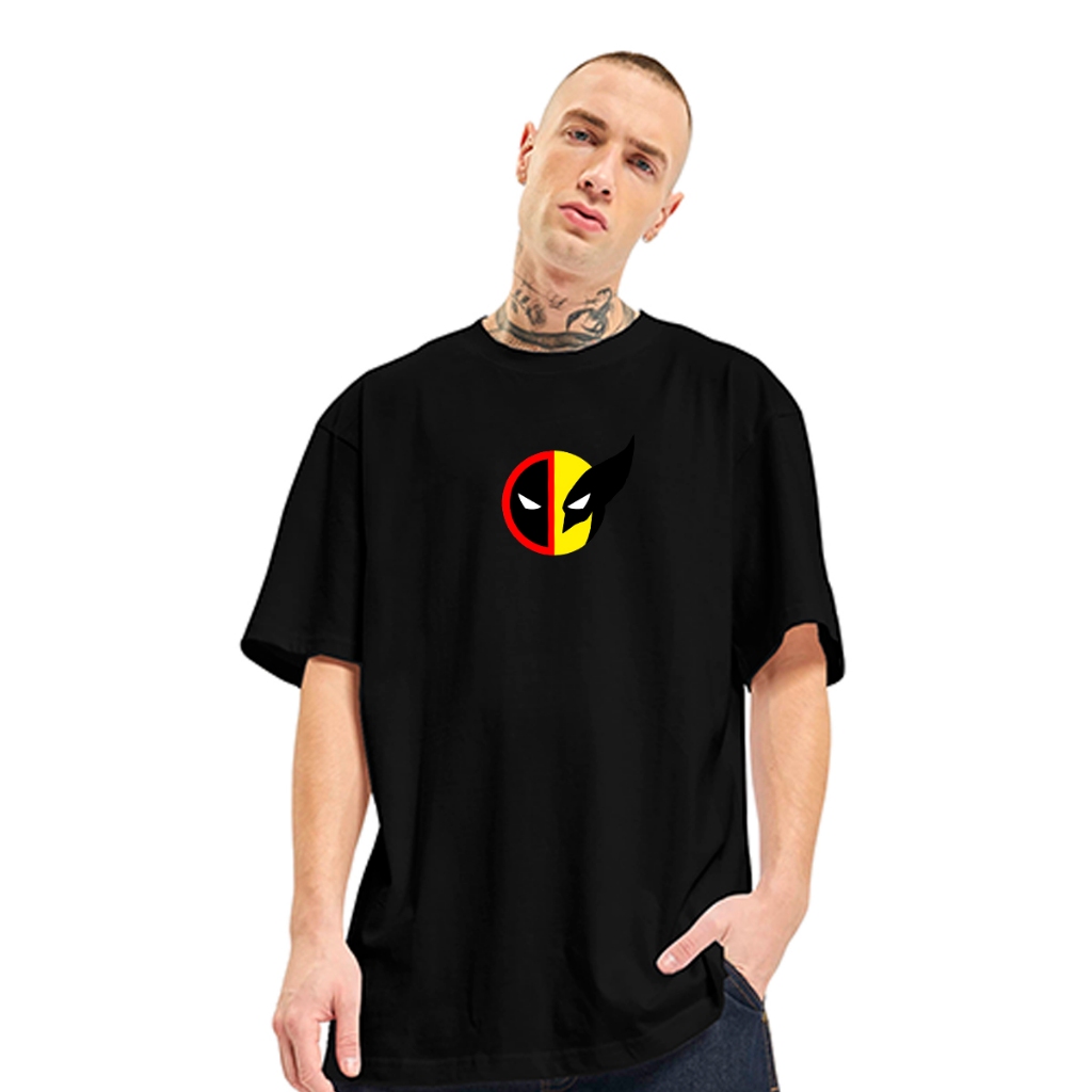 Camiseta Oversized super herois filme Camiseta streetwear estilo drip