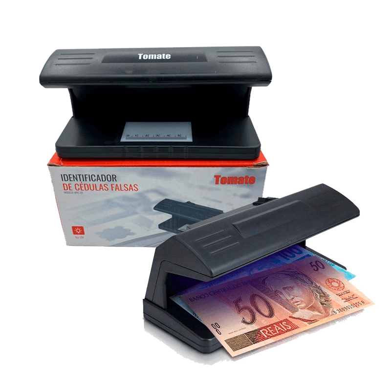 Identificador Detector De Dinheiro Notas Cédulas Falsas