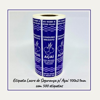 Etiquetas Adesivas Delivery Para Açai - 500un em Oferta na Shopee