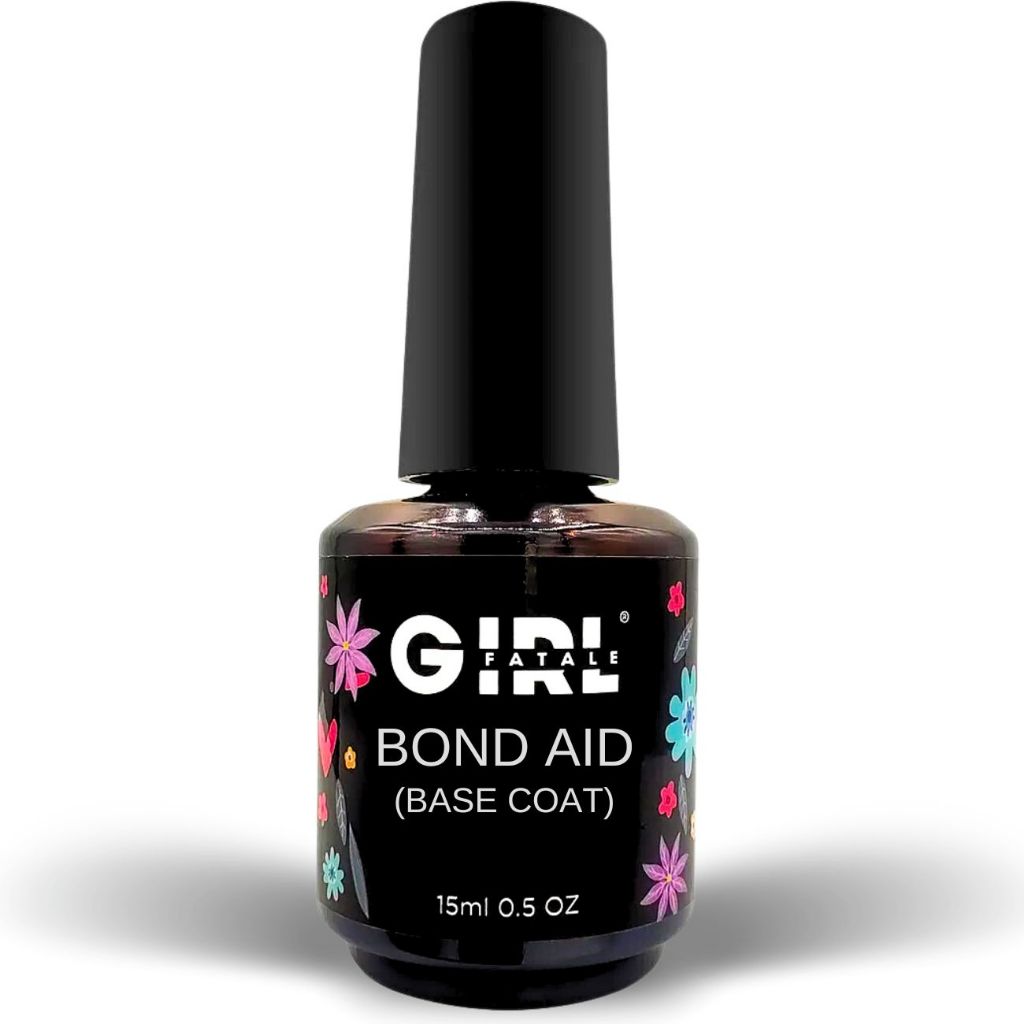 Bond Aid Base Coat Girl Fatale Blindagem Unhas Brilho 15ml - Envio Imediato